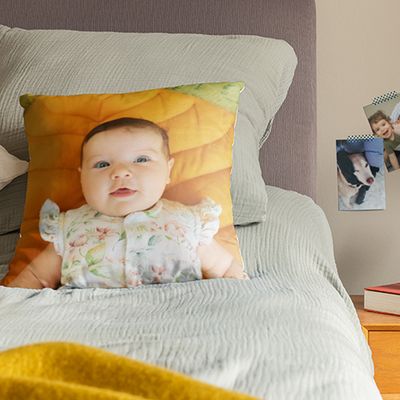 Cojín con foto para bebé